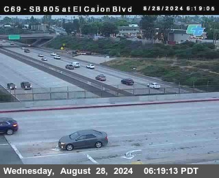 SB 805 at El Cajon Blvd (On Ramp)