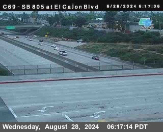 SB 805 at El Cajon Blvd (On Ramp)