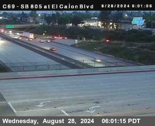 SB 805 at El Cajon Blvd (On Ramp)