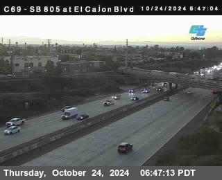 SB 805 at El Cajon Blvd (On Ramp)