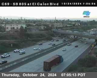 SB 805 at El Cajon Blvd (On Ramp)