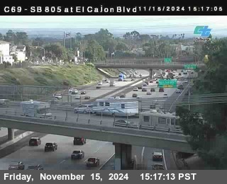 SB 805 at El Cajon Blvd (On Ramp)