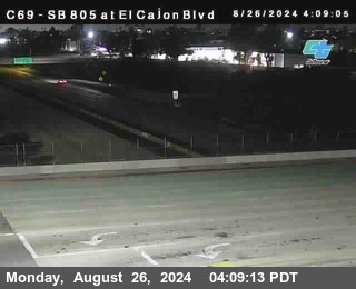 SB 805 at El Cajon Blvd (On Ramp)