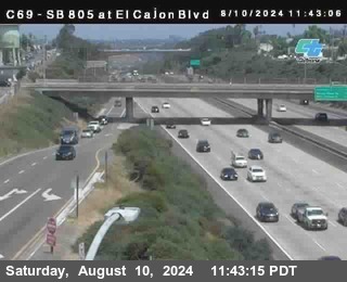 SB 805 at El Cajon Blvd (On Ramp)