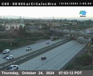 SB 805 at El Cajon Blvd (On Ramp)