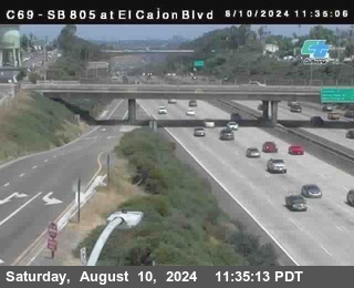 SB 805 at El Cajon Blvd (On Ramp)