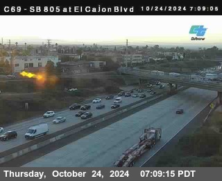 SB 805 at El Cajon Blvd (On Ramp)