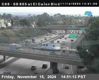 SB 805 at El Cajon Blvd (On Ramp)