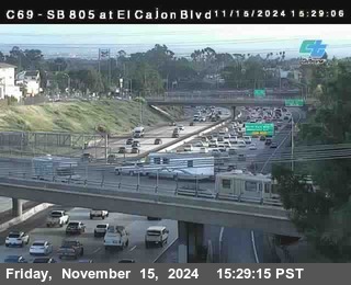 SB 805 at El Cajon Blvd (On Ramp)