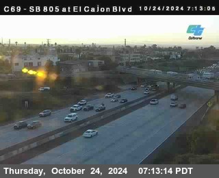 SB 805 at El Cajon Blvd (On Ramp)