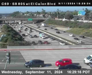 SB 805 at El Cajon Blvd (On Ramp)