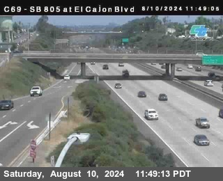 SB 805 at El Cajon Blvd (On Ramp)