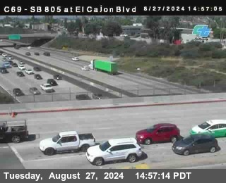 SB 805 at El Cajon Blvd (On Ramp)