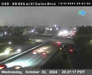 SB 805 at El Cajon Blvd (On Ramp)