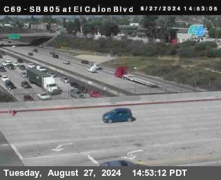 SB 805 at El Cajon Blvd (On Ramp)