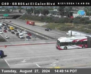 SB 805 at El Cajon Blvd (On Ramp)