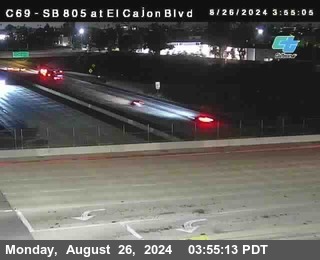 SB 805 at El Cajon Blvd (On Ramp)