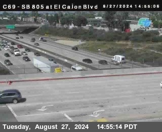 SB 805 at El Cajon Blvd (On Ramp)