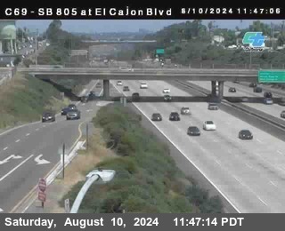 SB 805 at El Cajon Blvd (On Ramp)