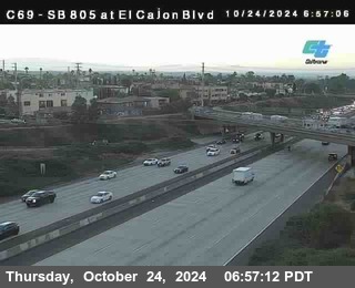 SB 805 at El Cajon Blvd (On Ramp)