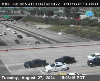 SB 805 at El Cajon Blvd (On Ramp)