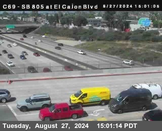 SB 805 at El Cajon Blvd (On Ramp)