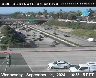 SB 805 at El Cajon Blvd (On Ramp)