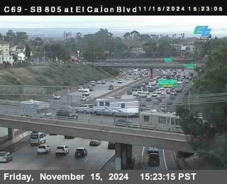 SB 805 at El Cajon Blvd (On Ramp)