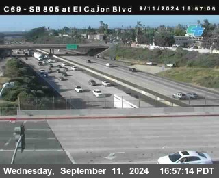 SB 805 at El Cajon Blvd (On Ramp)