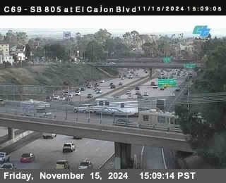 SB 805 at El Cajon Blvd (On Ramp)