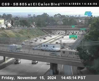 SB 805 at El Cajon Blvd (On Ramp)