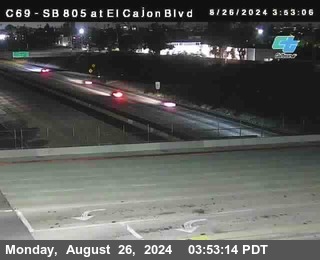 SB 805 at El Cajon Blvd (On Ramp)