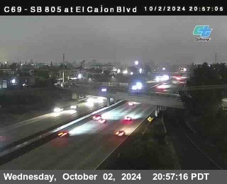 SB 805 at El Cajon Blvd (On Ramp)