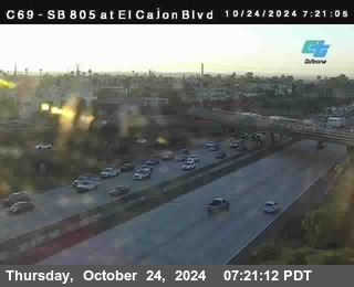 SB 805 at El Cajon Blvd (On Ramp)