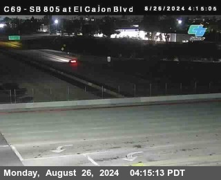 SB 805 at El Cajon Blvd (On Ramp)