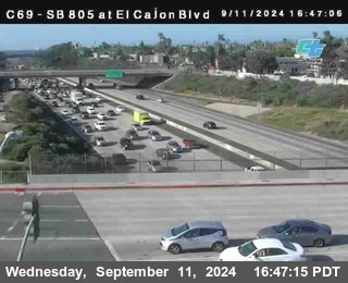 SB 805 at El Cajon Blvd (On Ramp)