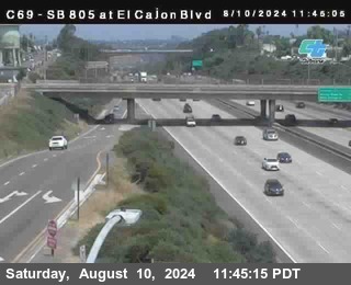 SB 805 at El Cajon Blvd (On Ramp)