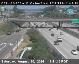 SB 805 at El Cajon Blvd (On Ramp)