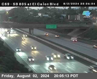 SB 805 at El Cajon Blvd (On Ramp)