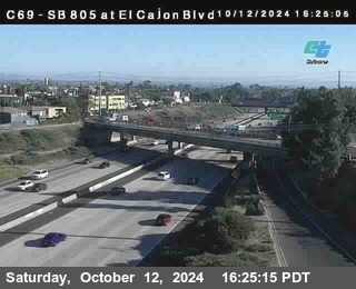 SB 805 at El Cajon Blvd (On Ramp)