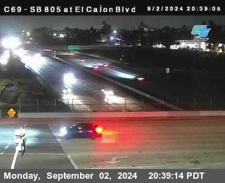 SB 805 at El Cajon Blvd (On Ramp)