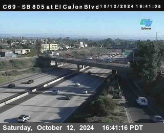 SB 805 at El Cajon Blvd (On Ramp)