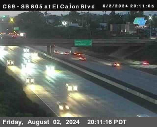 SB 805 at El Cajon Blvd (On Ramp)