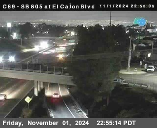 SB 805 at El Cajon Blvd (On Ramp)