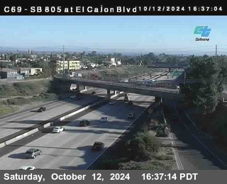 SB 805 at El Cajon Blvd (On Ramp)