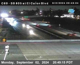 SB 805 at El Cajon Blvd (On Ramp)