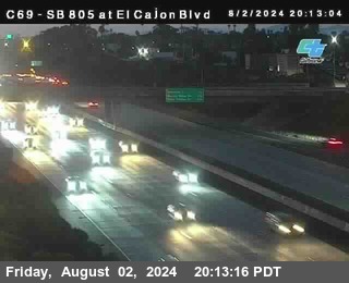 SB 805 at El Cajon Blvd (On Ramp)