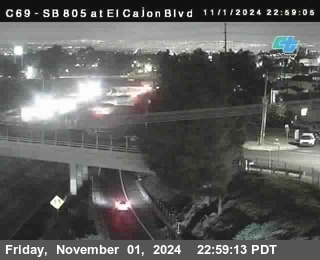 SB 805 at El Cajon Blvd (On Ramp)