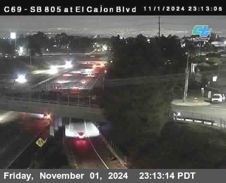 SB 805 at El Cajon Blvd (On Ramp)