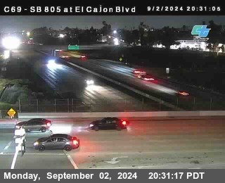 SB 805 at El Cajon Blvd (On Ramp)